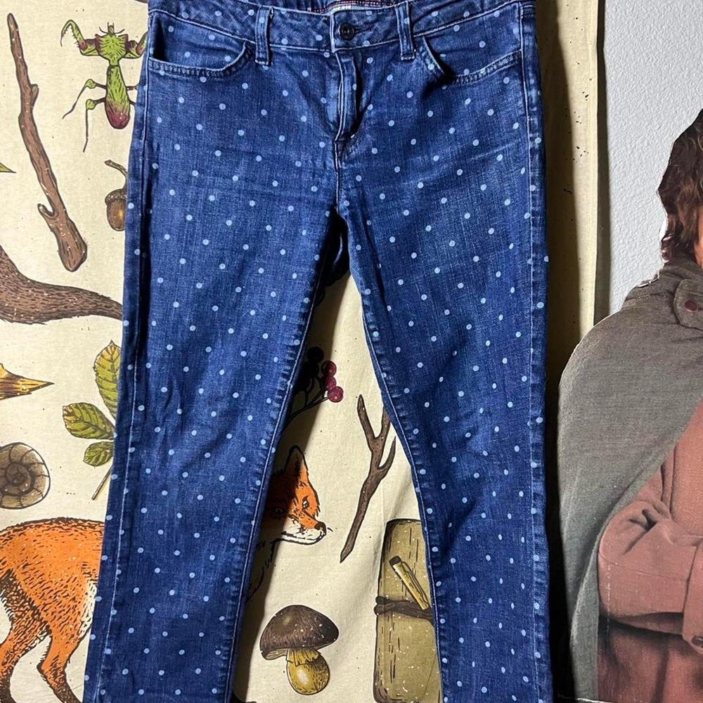 Polka dot capris